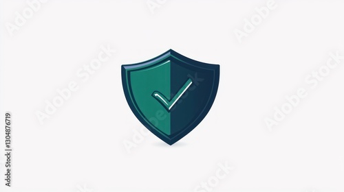 Free Download 3D Shield Icon with Checkmark, Safety Symbol, Digital Security - GFXLoad