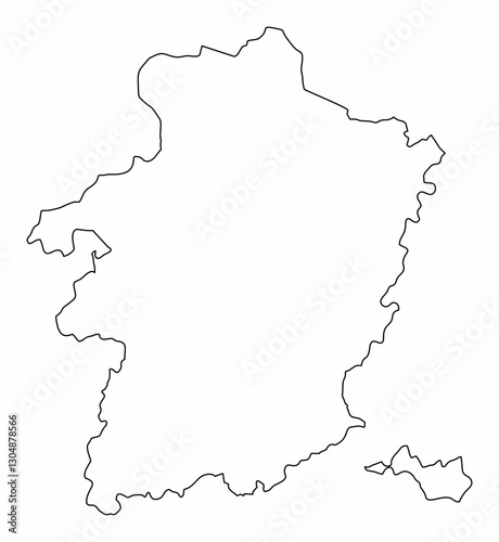 Limburg outline map