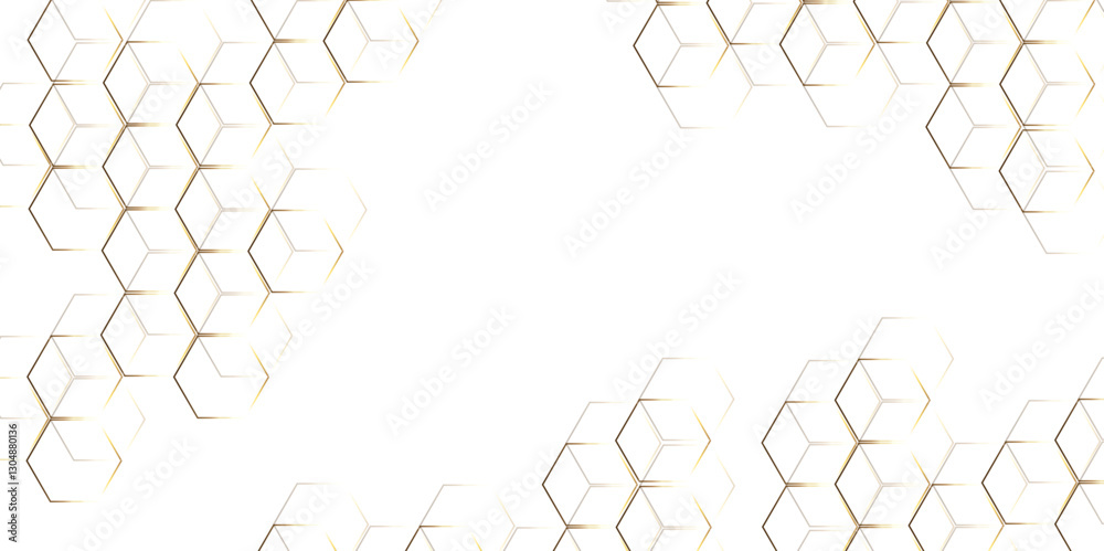 Abstract hexagon white background with shadow .golden background Futuristic blue neon honeycombs. Modern technology design. Vector illustration.
Abstract hexagon white background with shadow .golden background Futuristic blue neon honeycombs. Modern technology design. Vector illustration.