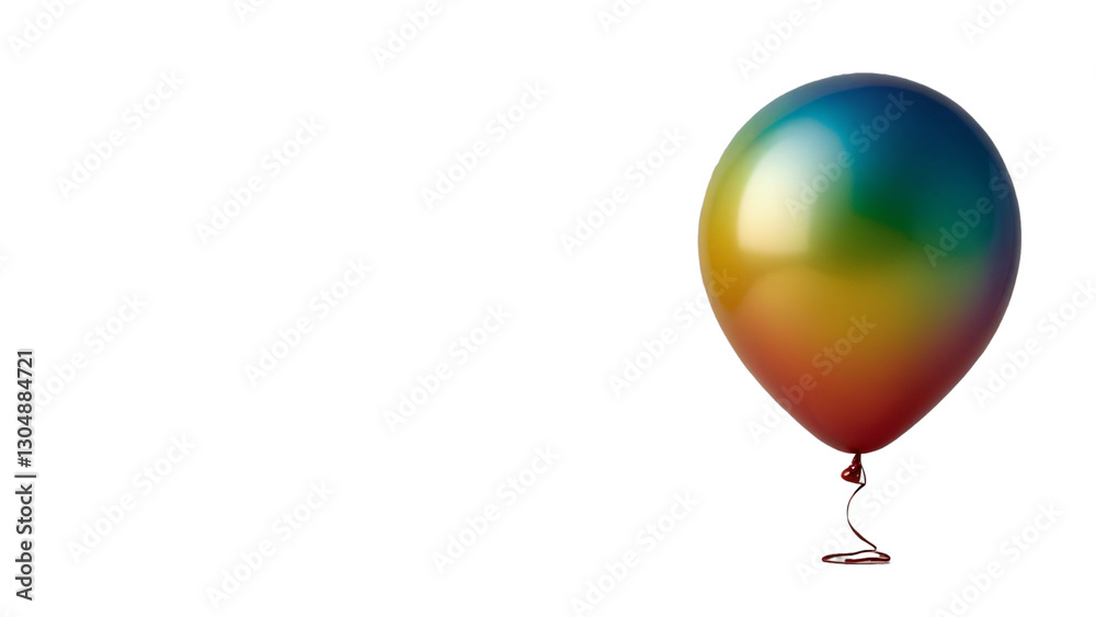 Obraz premium multicolored balloon on a transparent background