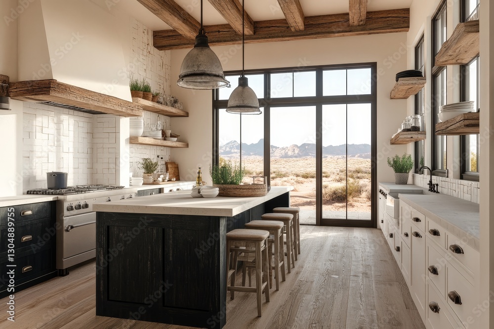 Fototapeta premium modern kitchen interior