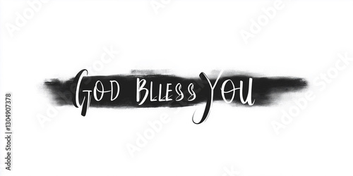 A minimalist black and white typography design featuring the words 