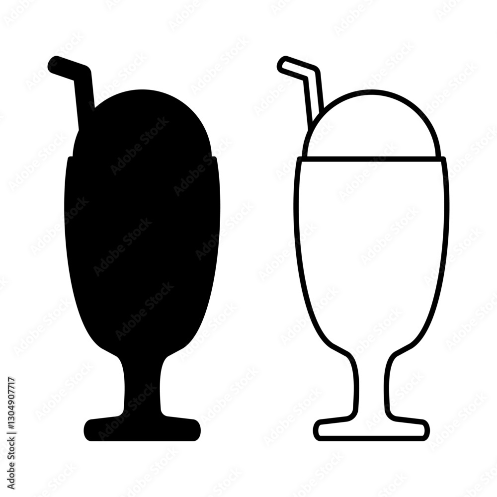 Ice cream cup icon, simple flat style, illustration, logo sign symbol pictogram template, for ui or ux isolated on white for mobile app, editable Ice cream cup icon, simple flat style, illustration, logo sign symbol pictogram template, for ui or ux isolated on white for mobile app, editable
