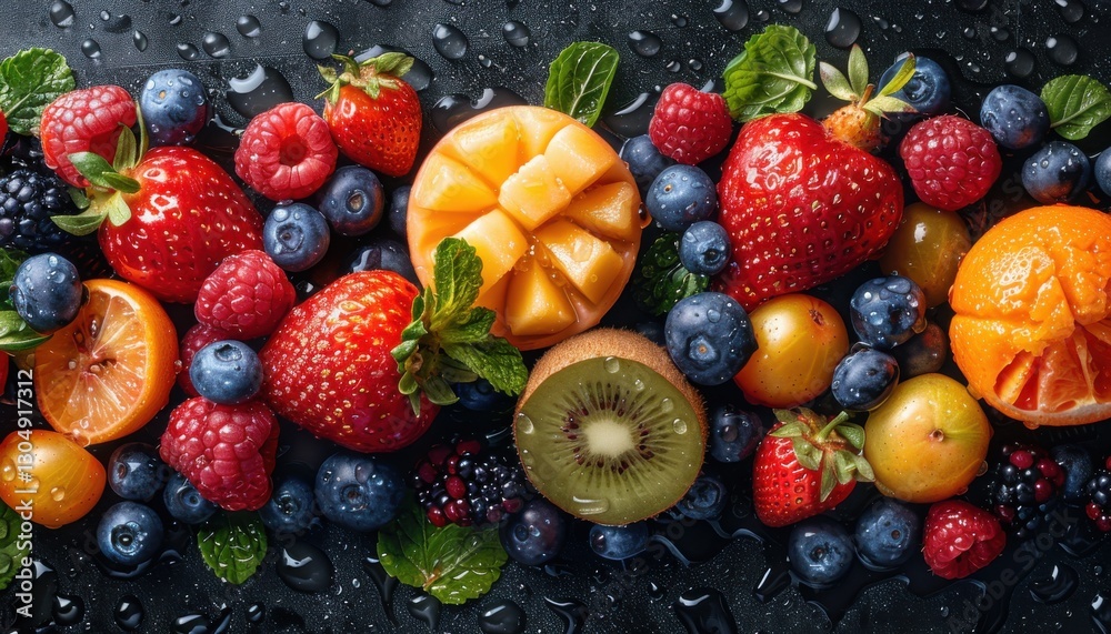 Obraz premium fruit background