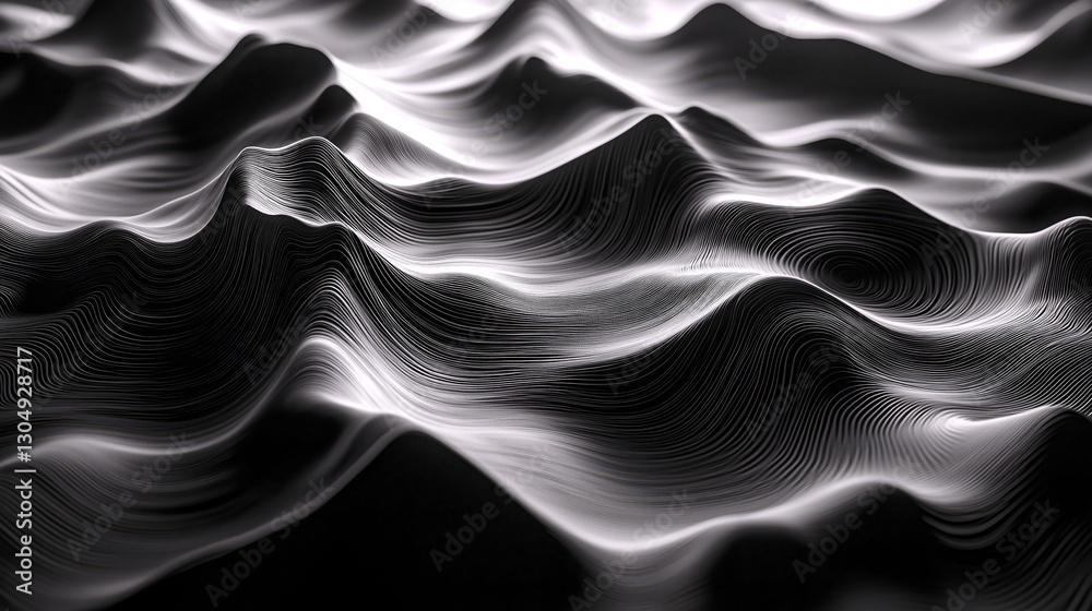 Obraz premium Monochrome water textures