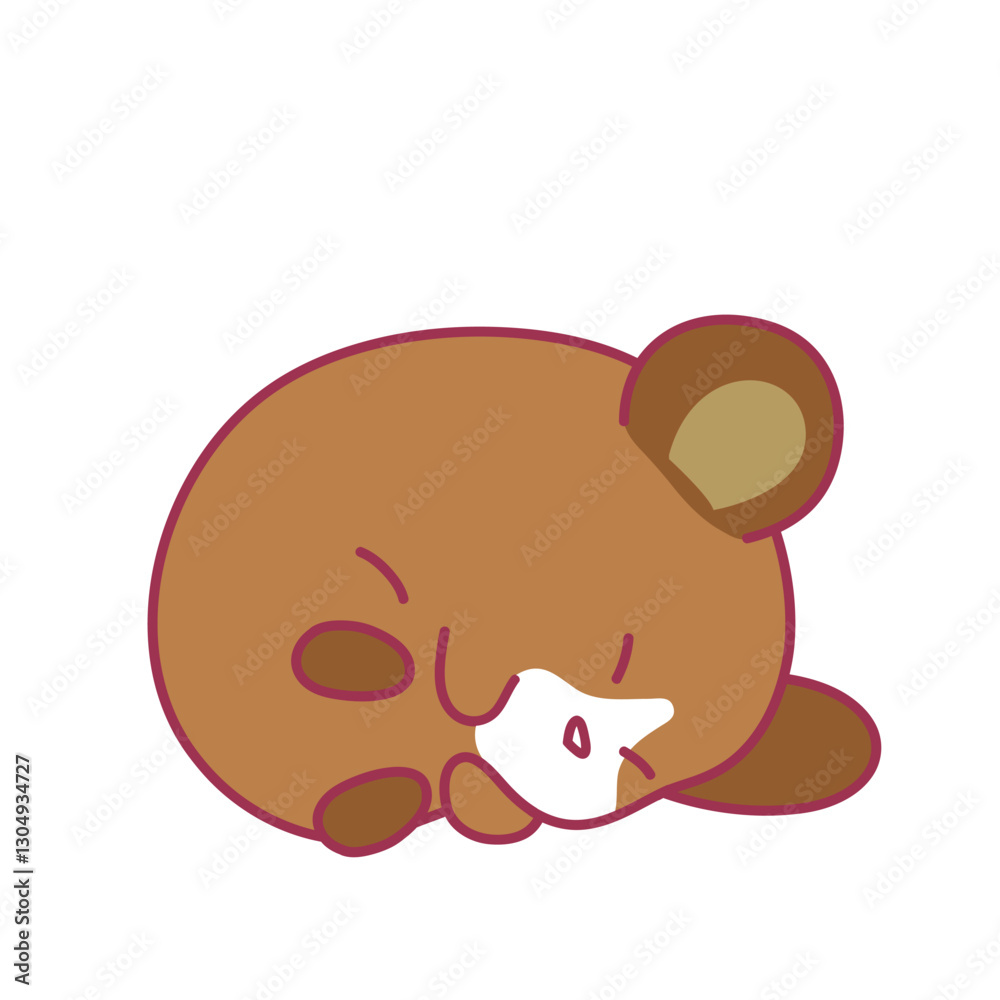 Cute Adorable Hamster Cartoon Illustration Cute Adorable Hamster Cartoon Illustration