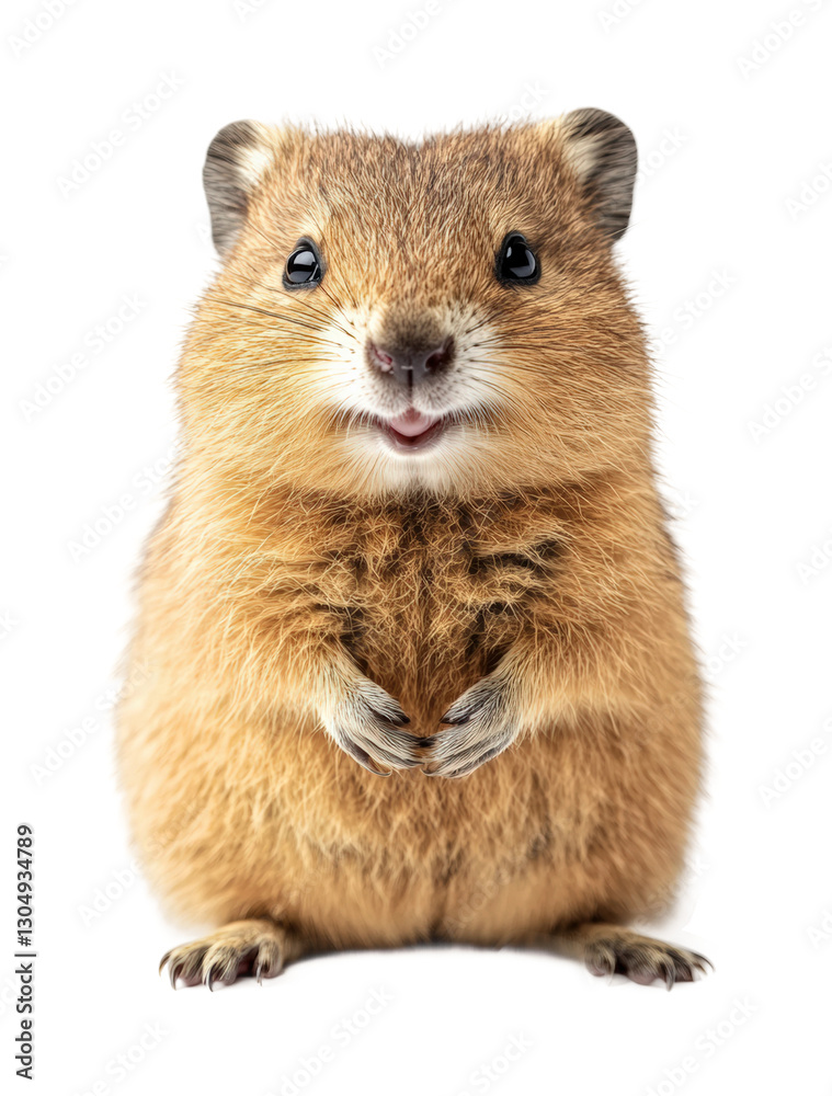 Obraz premium Cute animal encounter dwarf mongoose isolated on transparent background png