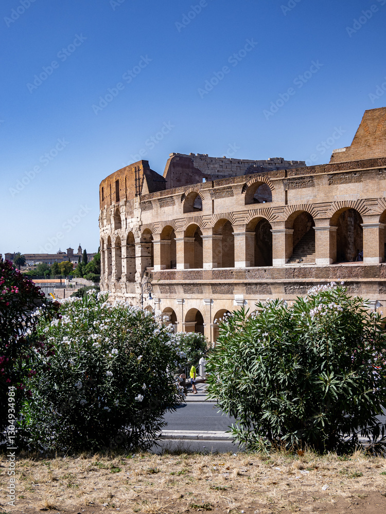 Obraz premium View of the Colosseum in Rome