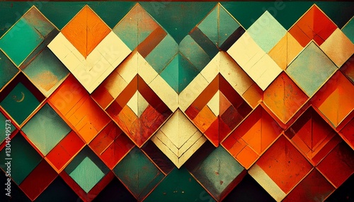 rhombus grunge background