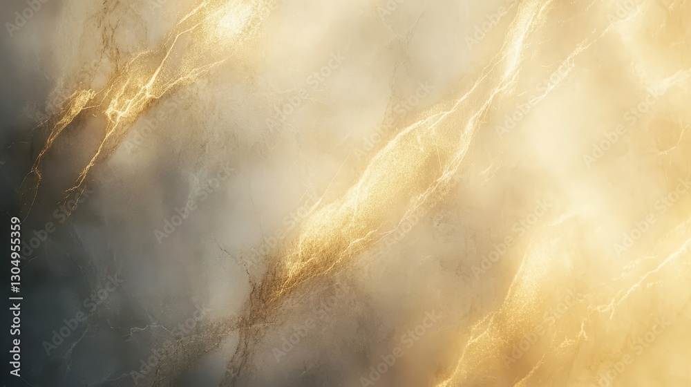 Marble surface with subtle golden veins bathed in soft lighting for a serene luxurious feel