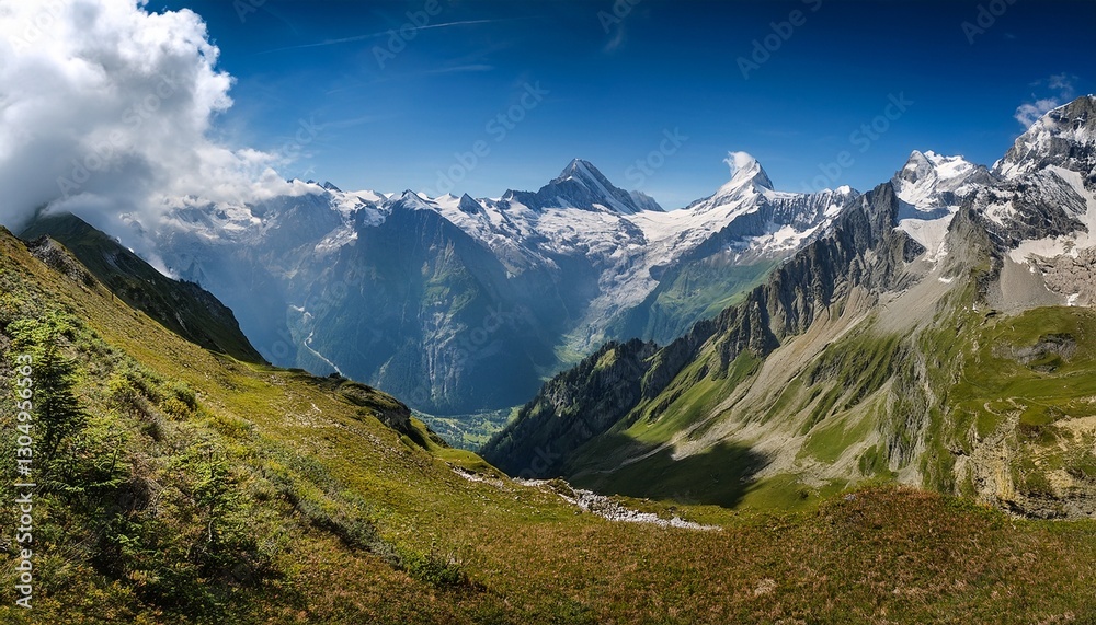 Fototapeta premium mountain landscape in the alps