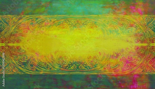 decorative grunge banner wide
