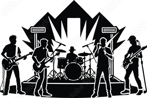 Band silhouette design