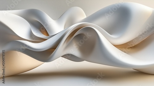 3d render of abstract deatailed shape. Dynamic futuristic background. photo