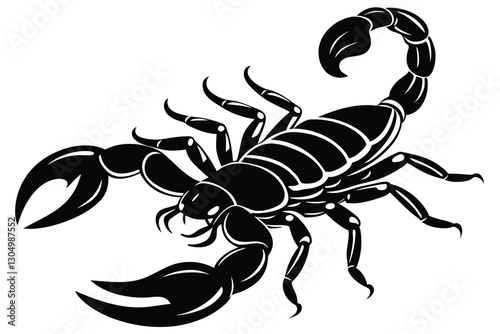 A Scorpion silhouette vector