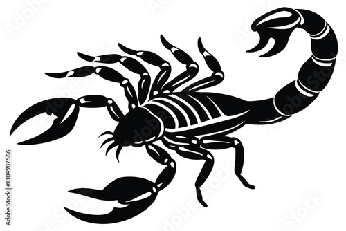 A Scorpion silhouette vector