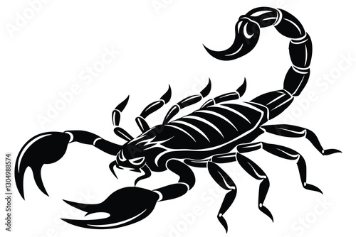 A Scorpion silhouette vector