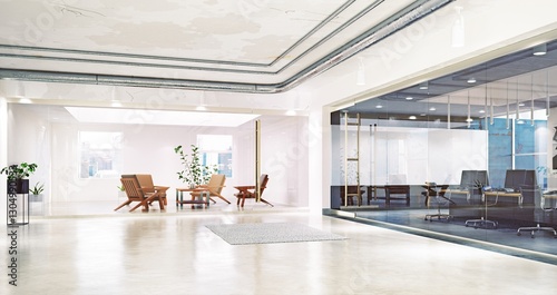 modern office interior,