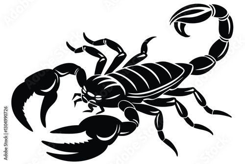 A Scorpion silhouette vector illustration