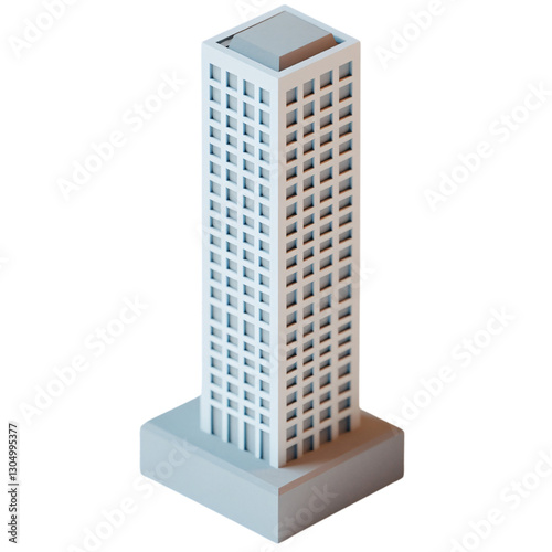 Modern skyscraper design urban cityscape 3d model contemporary architecture aerial perspective structural innovation