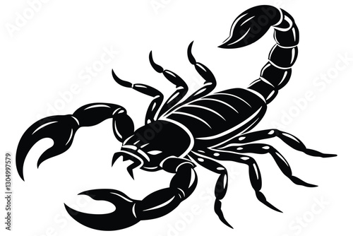 silhouette Scorpion vector