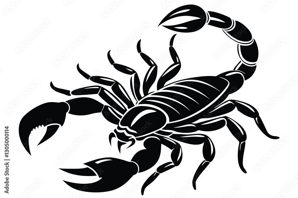 scorpion animal silhouette vector scorpion animal silhouette vector
