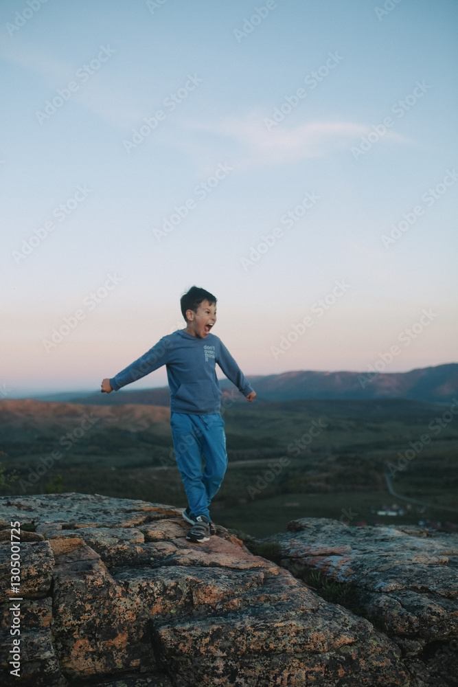 young man on a rock young man on a rock