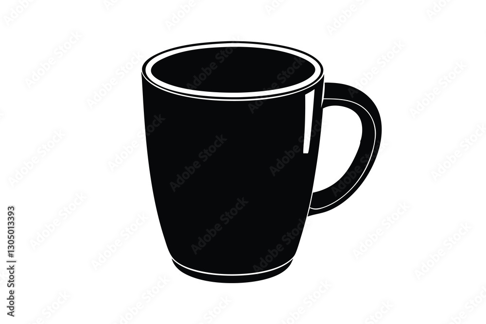 Coffee cup flat icons on white background Coffee cup flat icons on white background