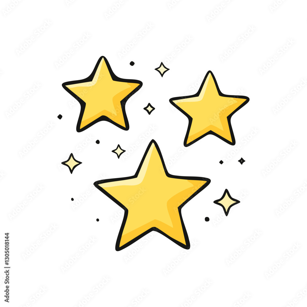 3 Shining Stars on a Clean White Background – Simple, Bright, and Elegant 3 Shining Stars on a Clean White Background – Simple, Bright, and Elegant