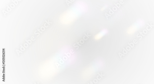 Crystal Rays of Light PNG with Prism Refraction, Lens Flare, and Glass Reflection Effect. Realistic Prism Vector with Light Leak Effect and Spectral Flare. Bright Light for Banners, Posters.