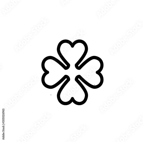 four leaf clover vector illustration