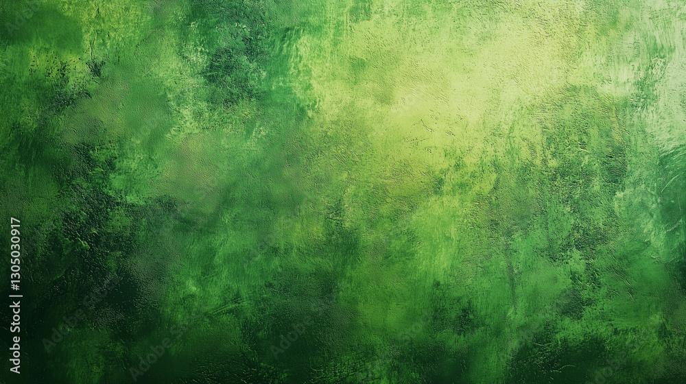 Obraz premium cracked green painted wall with texture 