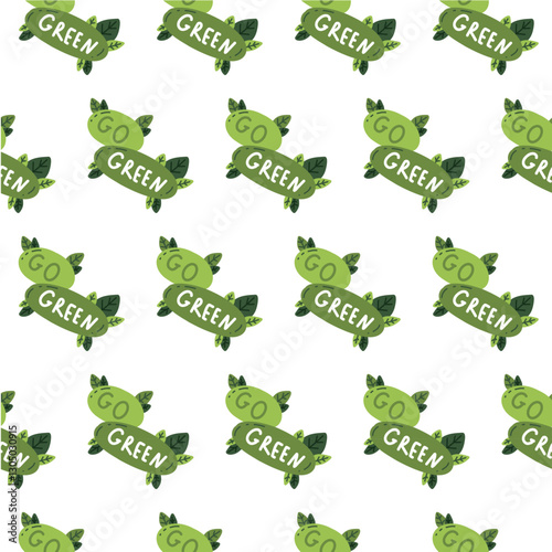 Vector seamless pattern of the Earth. A backdrop replicating Earth day, with the sweet smiling planet kawaii. Eco-friendly digital paper with a globe and a forest. Ecological design for wallpaper, tex