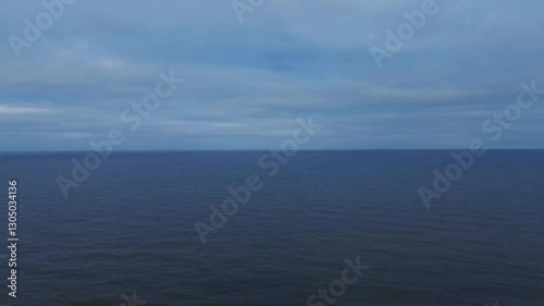 Wallpaper Mural Aerial view of the deep blue Atlantic Ocean in Ireland Torontodigital.ca
