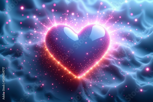 there is a blue candle with a flame on it on a table