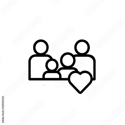 vector illustration of a family
