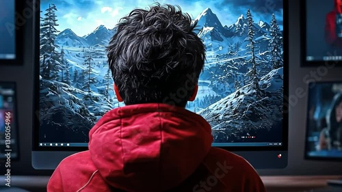 A focused hacker in a dimly lit room works urgently to breach a secure government digital firewall.