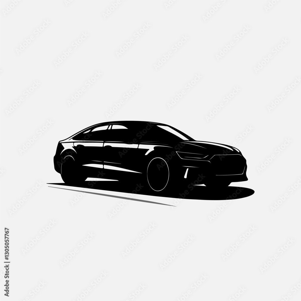 Fototapeta premium car icon with car logo