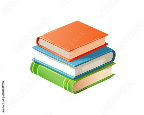 pile of text books