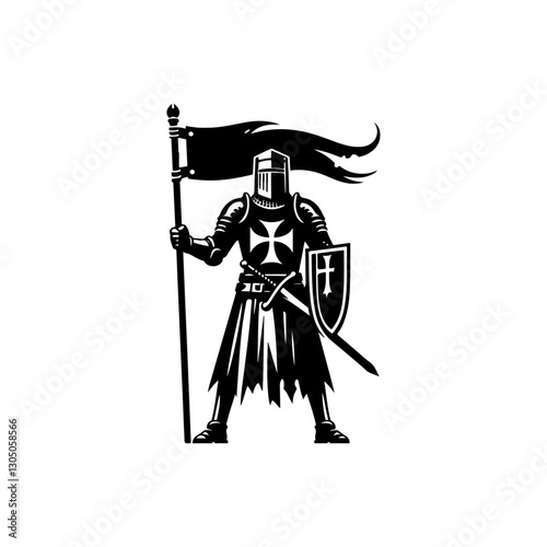 Medieval Templar Knight