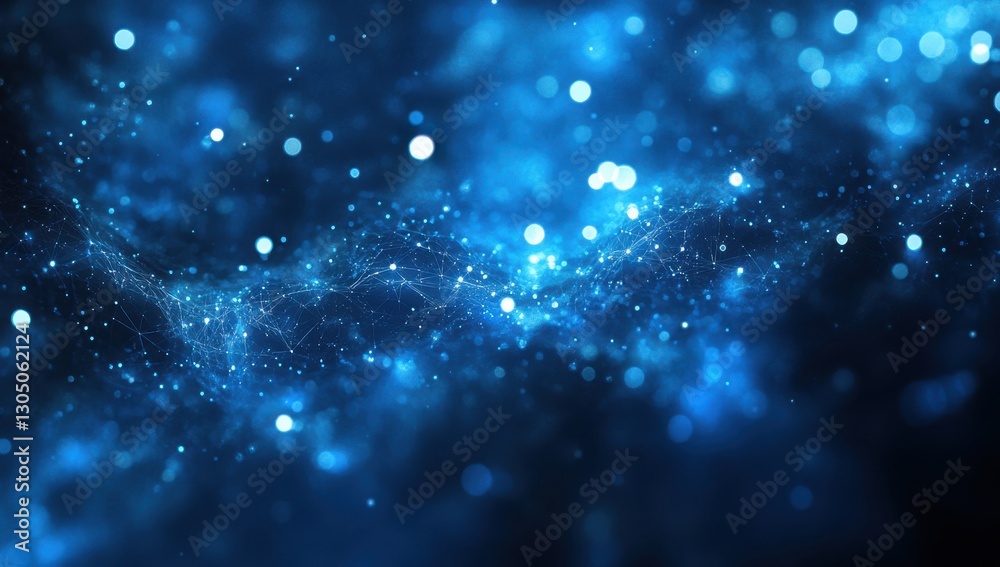 Vibrant Blue Abstract Background with Glowing Particles and Light Effects for Space, Technology, and Digital Projects Vibrant Blue Abstract Background with Glowing Particles and Light Effects for Space, Technology, and Digital Projects