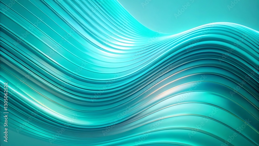 Abstract Teal Wave Background Abstract Teal Wave Background