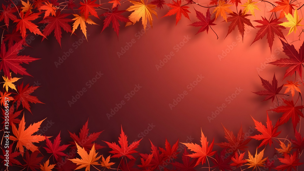 Elegant Maple Leaves and Dazzling Fireworks Frame for Canada Day Messages with Patriotic Copy Space Elegant Maple Leaves and Dazzling Fireworks Frame for Canada Day Messages with Patriotic Copy Space