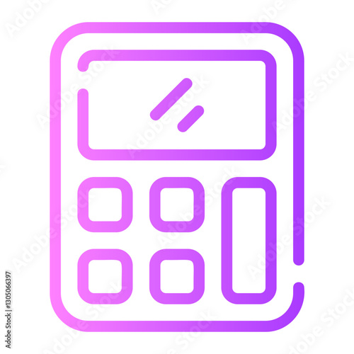 calculator gradient icon