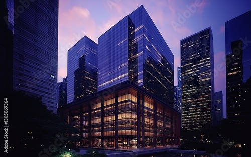 exterior shot of a office building 