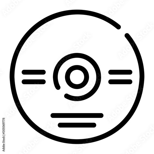 dvd line icon