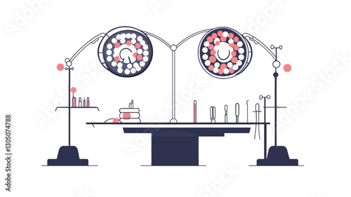 A stylized vector illustration depicting a balanced scale with two roulette wheels at either end.  The scale is supported by simple, architectural-style supports. Below the scale, on a