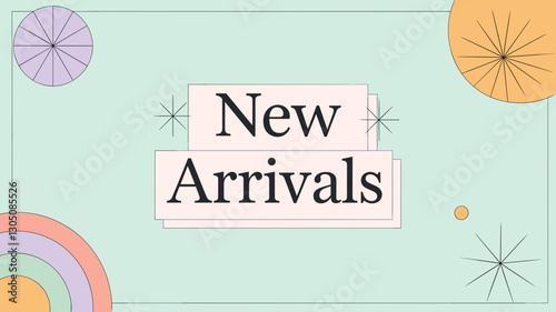 Minimalist New Arrivals Promotional Banner