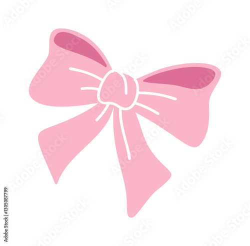 Cute pink bow wedding decoration