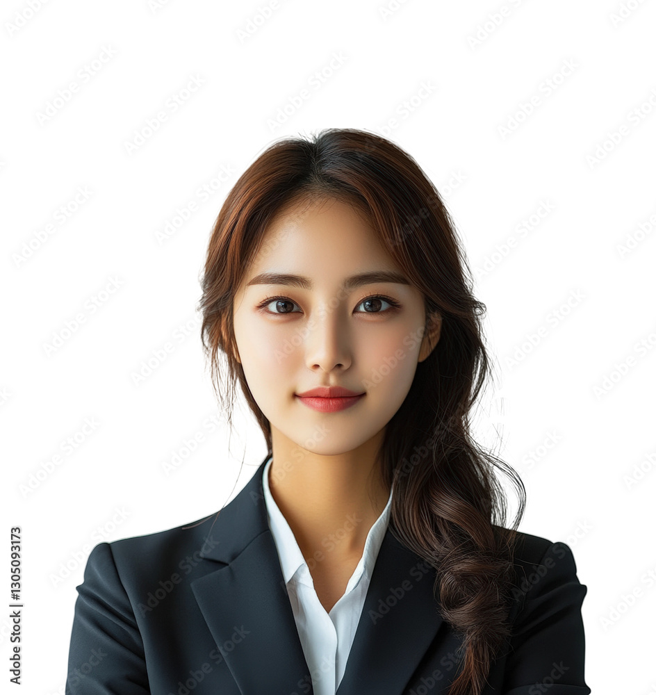 Businesswoman portrait professional empowerment isolated on transparent background png Businesswoman portrait professional empowerment isolated on transparent background png